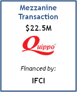 Quippo-IFCI $22.5M Mezzanine Transaction