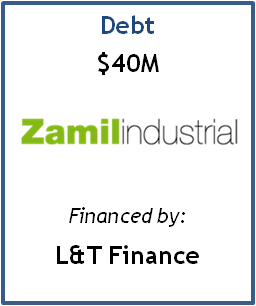 Zamil-L&T Finance $40M Debt Transaction